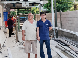 海外安装现场，杭州伟德体育安装工程师顺利抵达马来西亚沙巴市